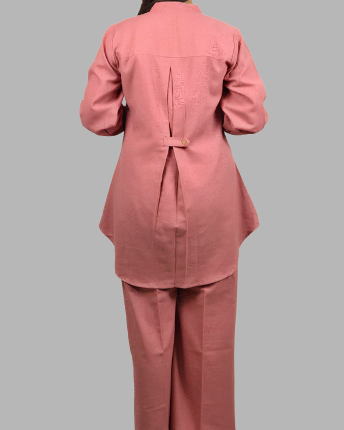 Rose Pink 2 Pcs Co-ord Set