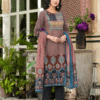 Rust_Round_Neck_Ajrak_Print_3_Pcs_Suit Rust Round Neck Ajrak Print 3 Pcs Suit