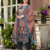 Rust_Round_Neck_Ajrak_Print_3_Pcs_Suit_4 Rust Round Neck Ajrak Print 3 Pcs Suit