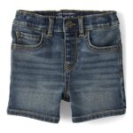 Kid's Dark Blue  Straight Leg Shorts