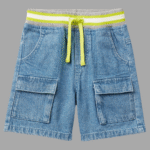 Boy's Light Blue Denim Shorts