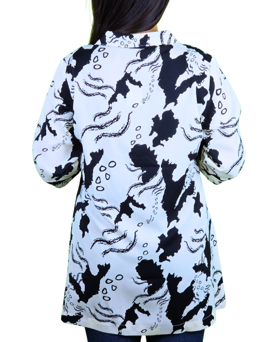 White_V_Neck_Glam_Print_Long_Top_3 white v neck top_trooking