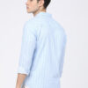 Premium Oxford Cotton Blue White Stripes Casual Shirt (SF)
