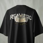 Black Crew Neck Men's Oversized T-Shirt