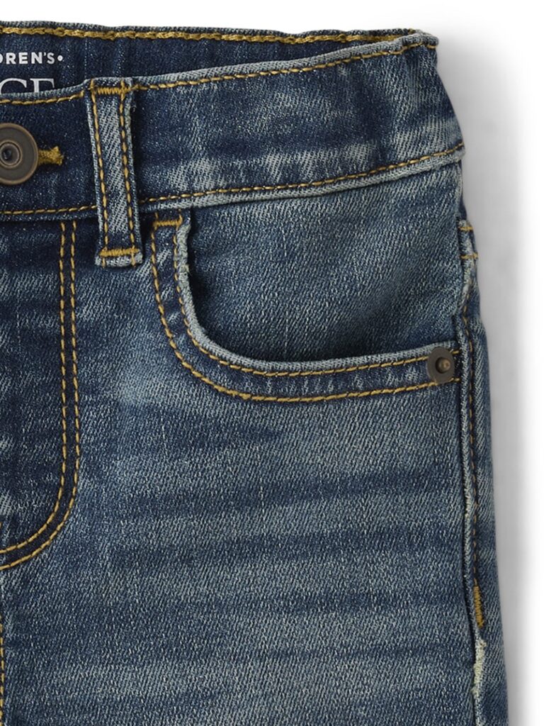 Kid's Dark Blue  Straight Leg Shorts