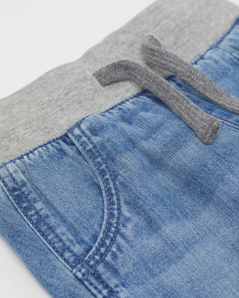 Loose Fit denim joggers
