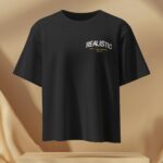 Black Crew Neck Men's Oversized T-Shirt