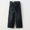Wide Leg Black Jeans