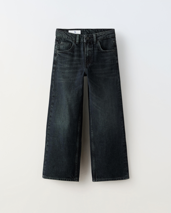 Wide Leg Black Jeans