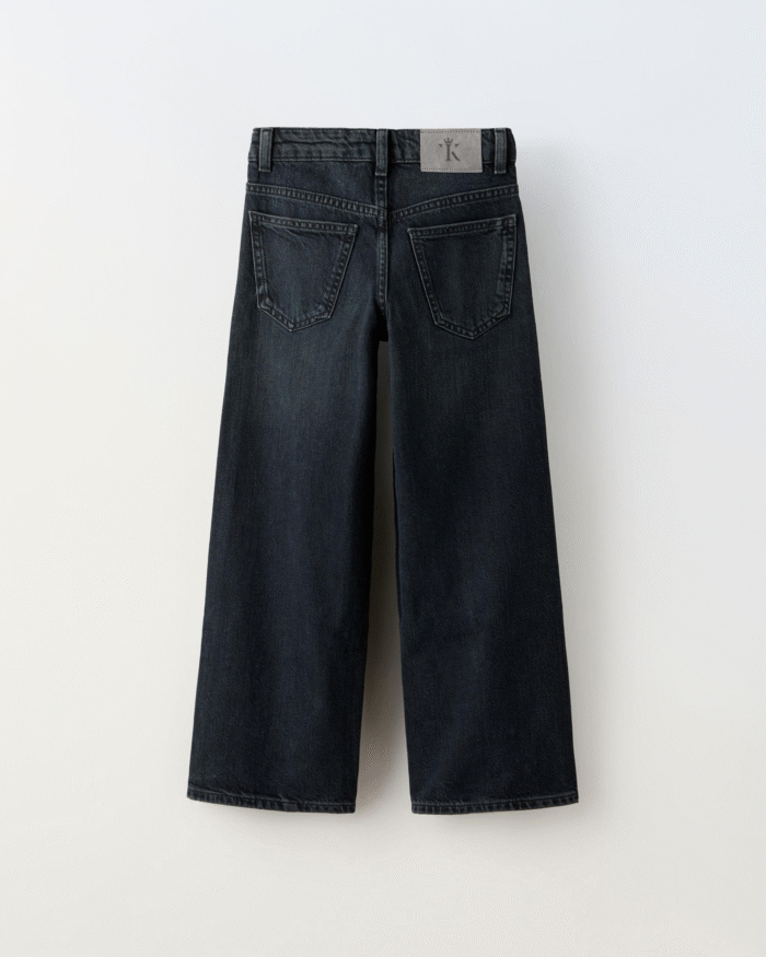 Wide Leg Black Jeans