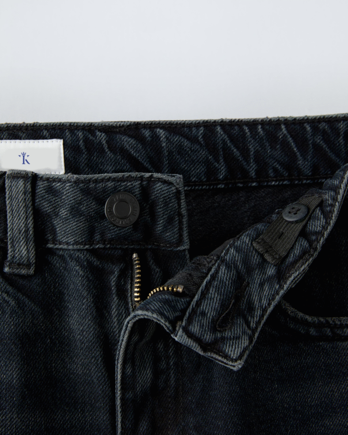 Wide Leg Black Jeans