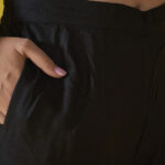 Black 2 Pcs Co-ord Set