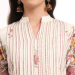 Pink Fusion With White-Tassel Work Malchanderi 3 Pcs Kurta Set